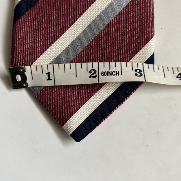 Eton Silk & Cotton Men's Neck Tie Made in Italy - Picture 6 of 6